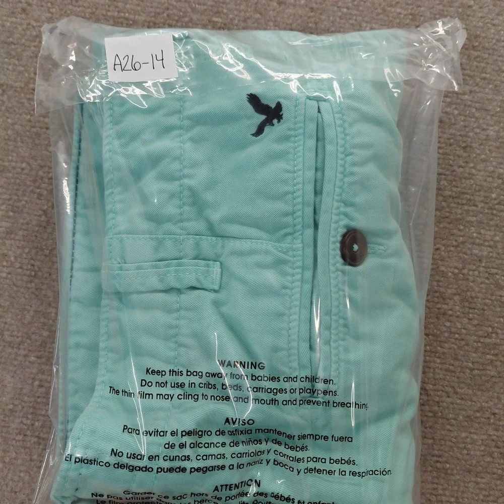 American Eagle Mens Ocean Blue Shorts Size 38 Inseam 9